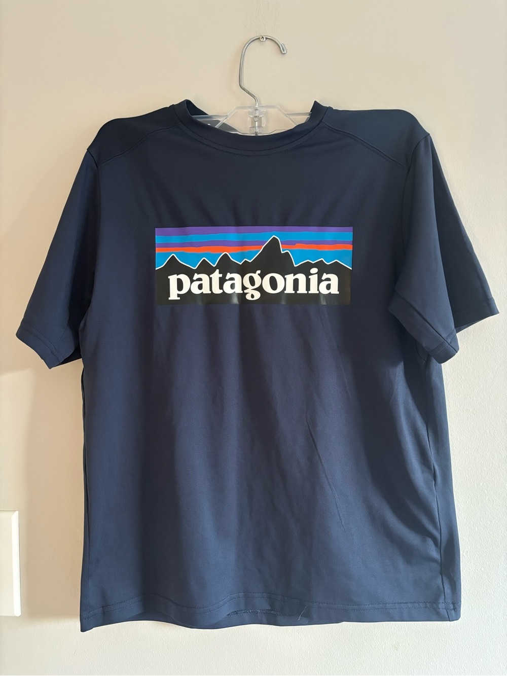 Patagonia navy kids swim top